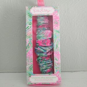 NWT Lilly Pulitzer Scrunchie Band For Apple Watch